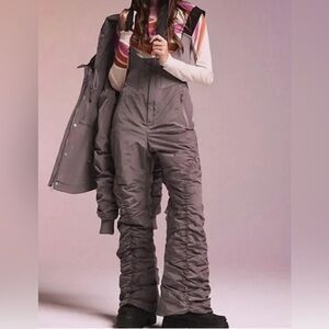 Free People Movement Lift Love Bibb Ski Overall Jumpsuit